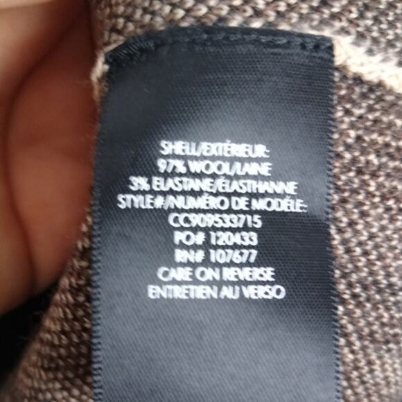 alice + olivia Bradford Grandpa Leopard Wool Blend Cardigan Sweater Size Medium - Picture 12 of 16